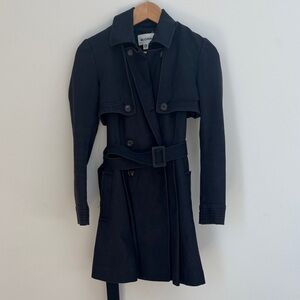 McGinn Knightsbridge London Convertible Trench Dress | Navy | 3-Way Wear | Y2K